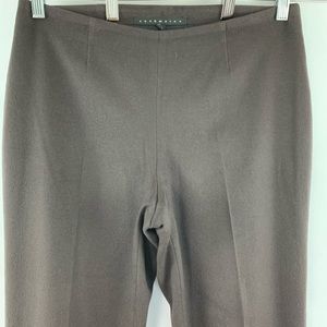 Cashmeres Flat Front Pants Side Zip